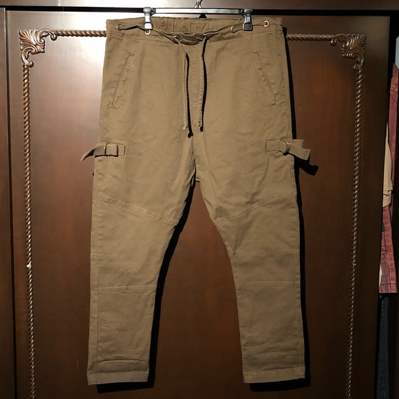 ASOS Other - ASOS Brown Drop Crotch Mens Chino Pants Straps 34
